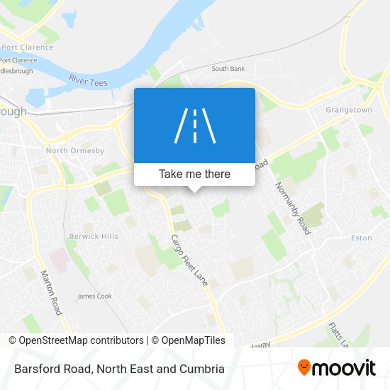 Barsford Road map
