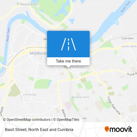 Basil Street map