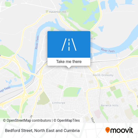 Bedford Street map