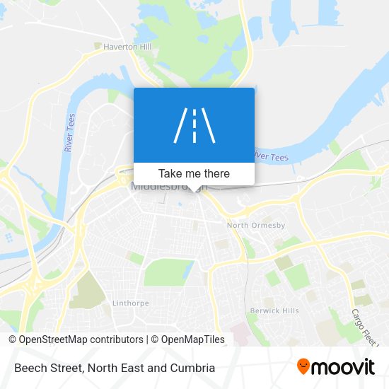 Beech Street map