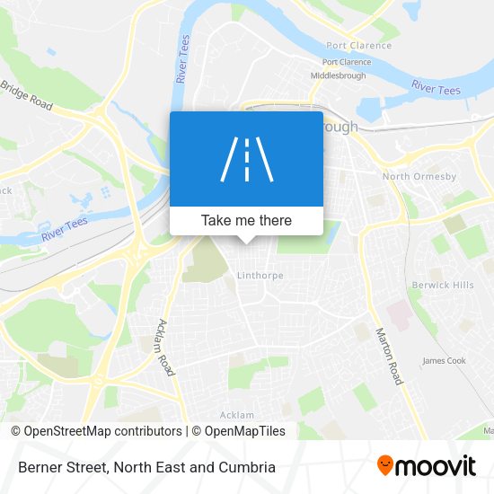 Berner Street map