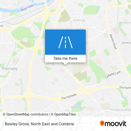 Bewley Grove map