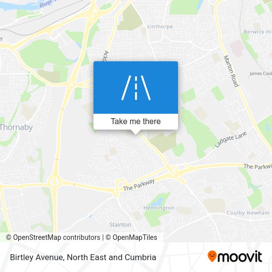 Birtley Avenue map