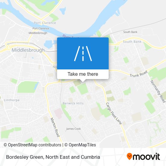 Bordesley Green map