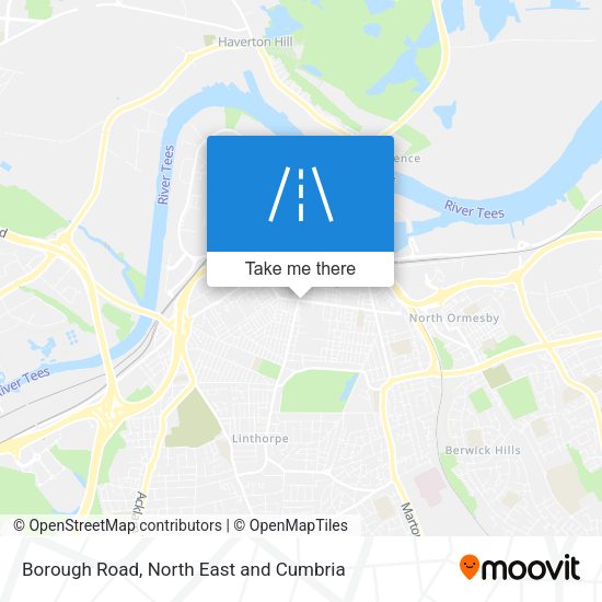 Borough Road map