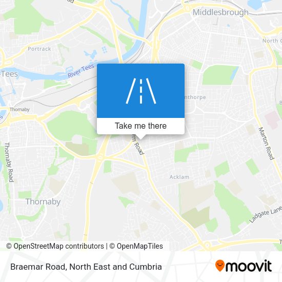 Braemar Road map
