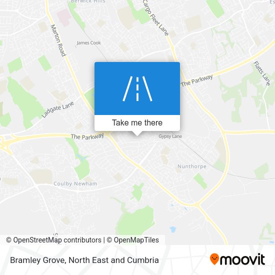 Bramley Grove map