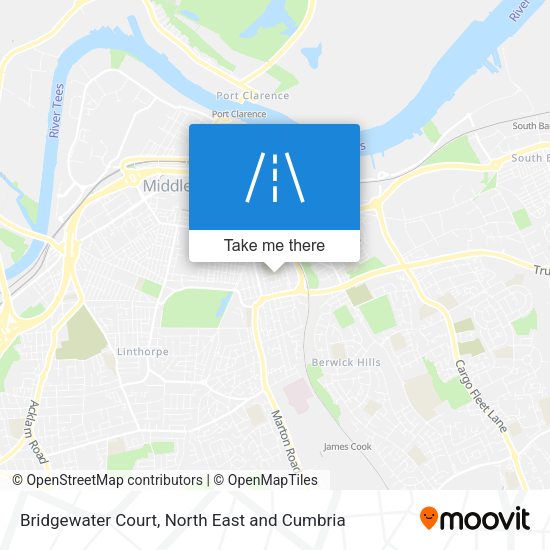 Bridgewater Court map