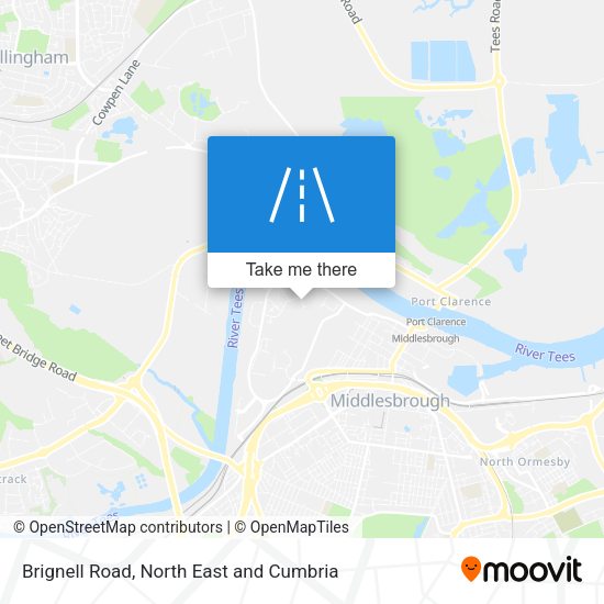 Brignell Road map