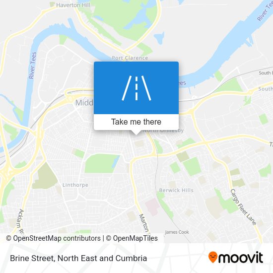 Brine Street map