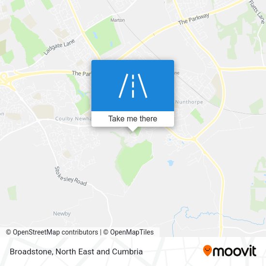 Broadstone map