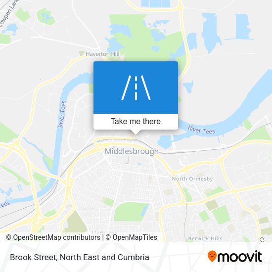 Brook Street map