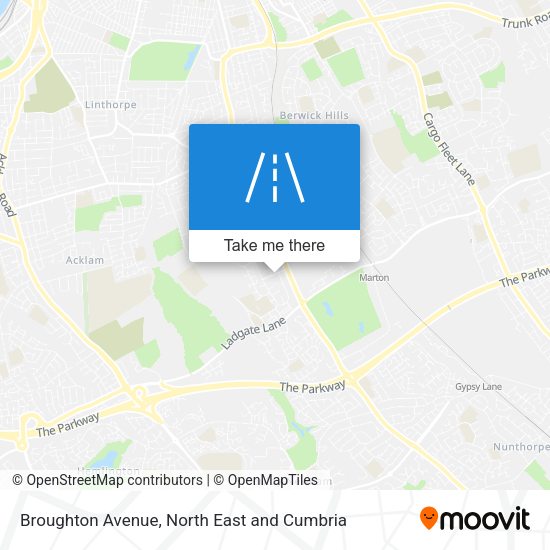 Broughton Avenue map