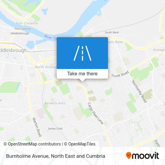 Burnholme Avenue map