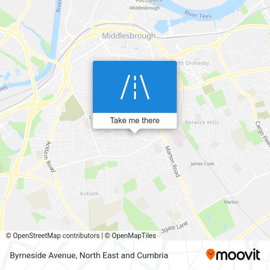 Byrneside Avenue map
