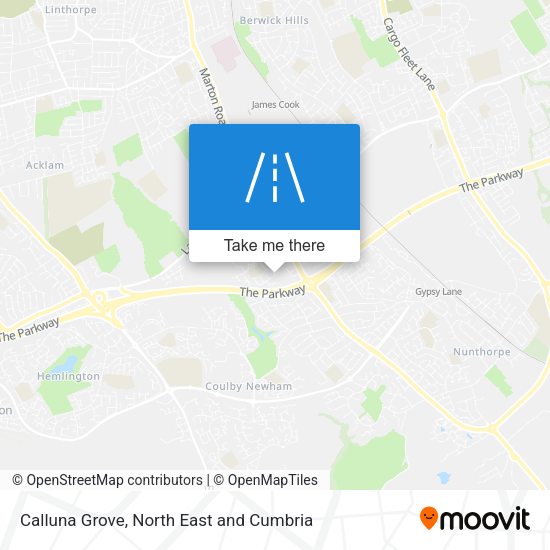 Calluna Grove map
