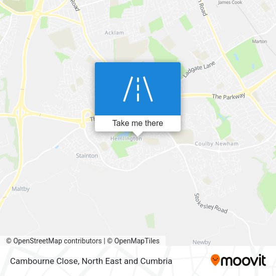 Cambourne Close map