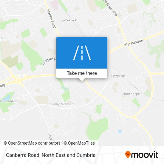 Canberra Road map