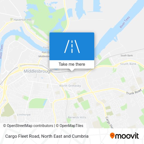 Cargo Fleet Road map