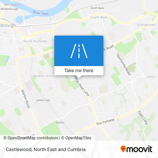 Castlewood map
