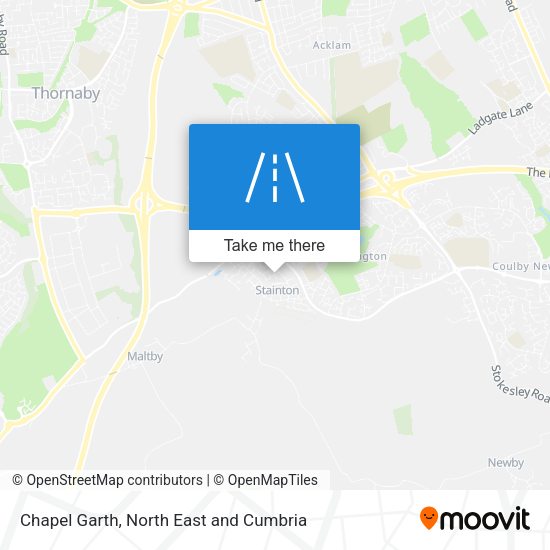 Chapel Garth map
