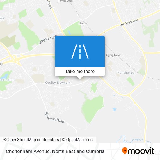Cheltenham Avenue map