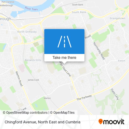 Chingford Avenue map