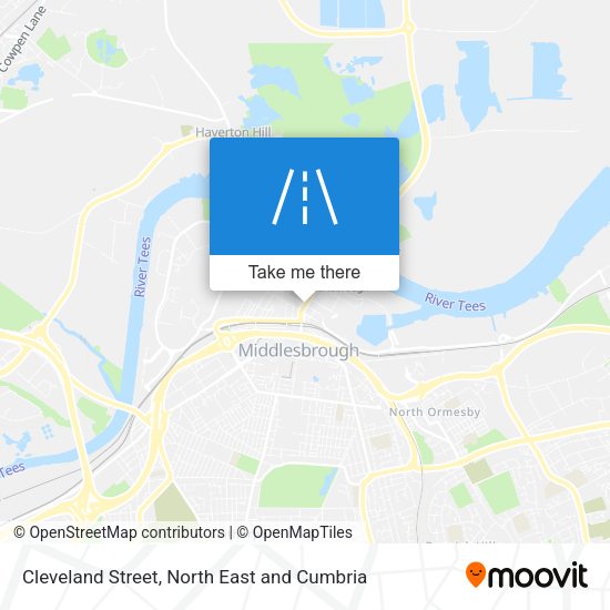 Cleveland Street map