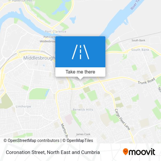 Coronation Street map