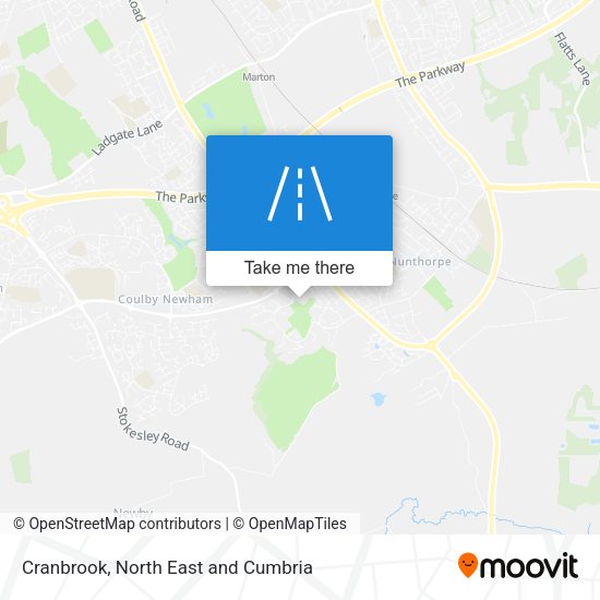 Cranbrook map
