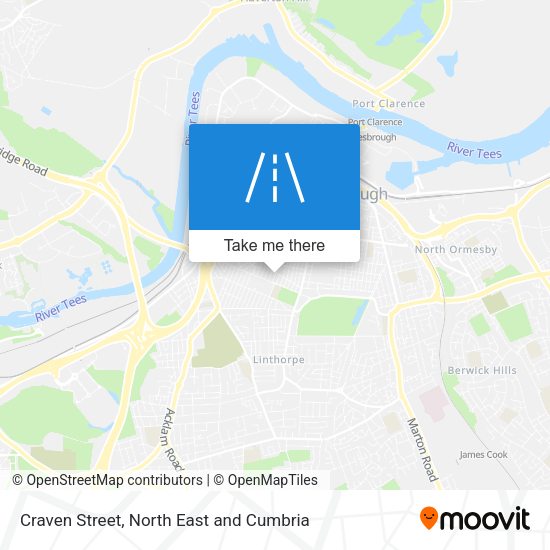 Craven Street map