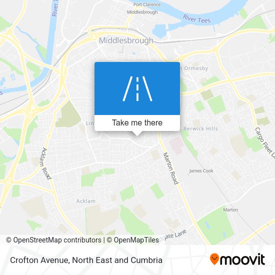 Crofton Avenue map