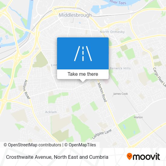 Crosthwaite Avenue map