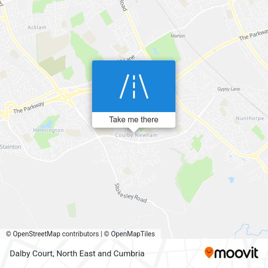 Dalby Court map