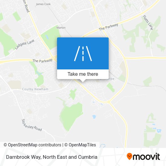 Darnbrook Way map