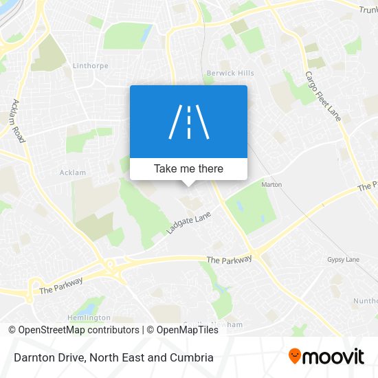 Darnton Drive map