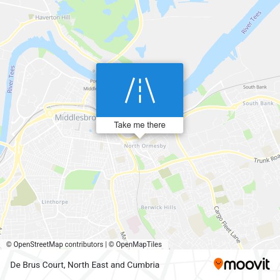 De Brus Court map