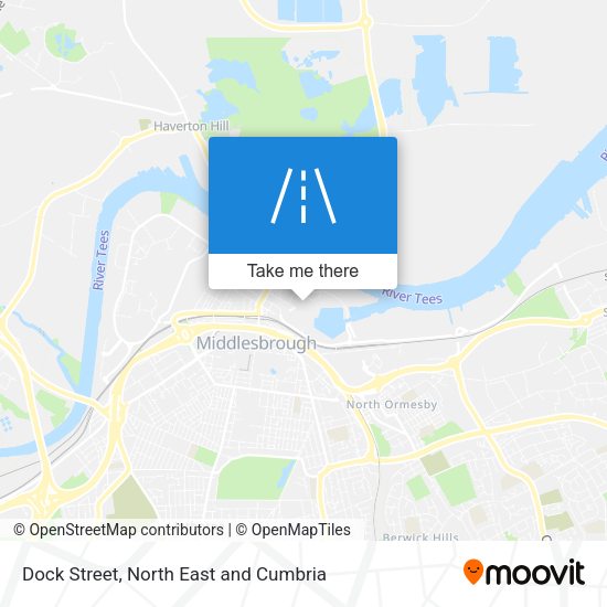 Dock Street map