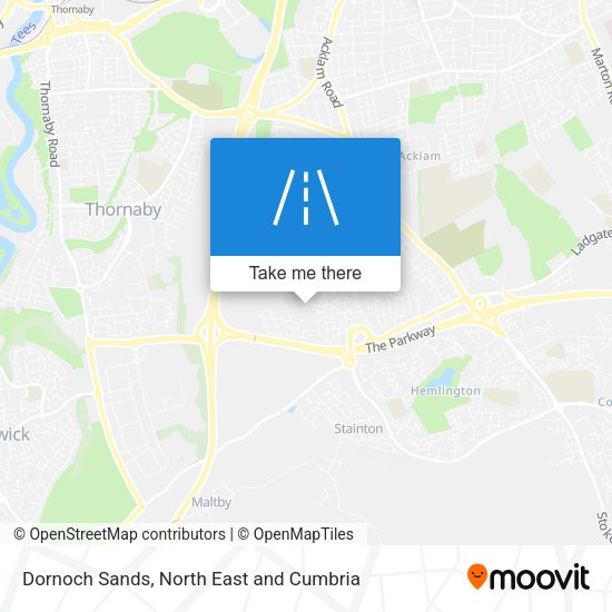 Dornoch Sands map