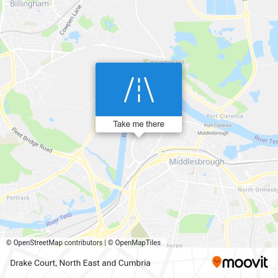 Drake Court map