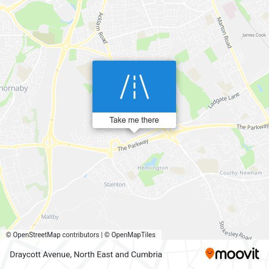 Draycott Avenue map