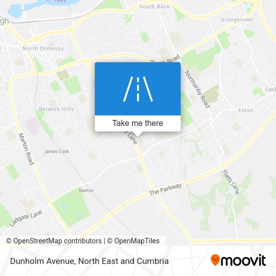 Dunholm Avenue map