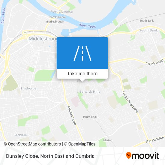 Dunsley Close map