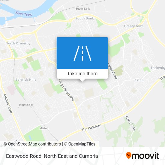 Eastwood Road map