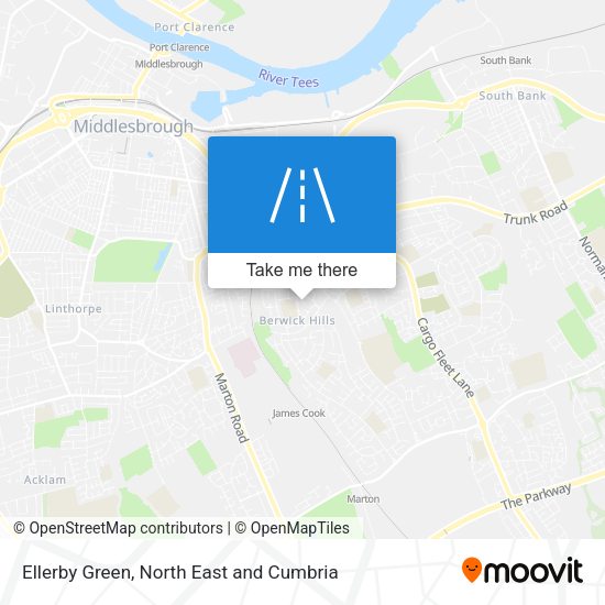 Ellerby Green map