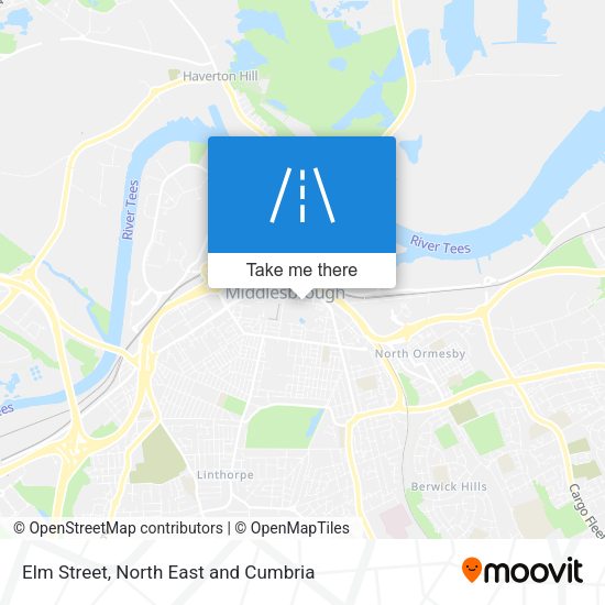 Elm Street map
