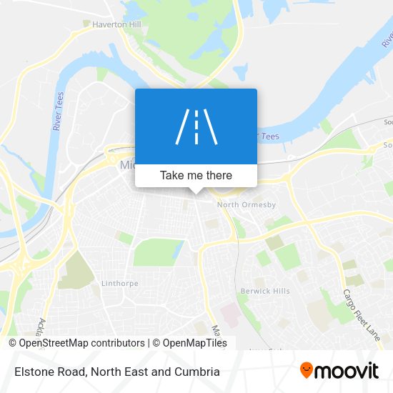 Elstone Road map