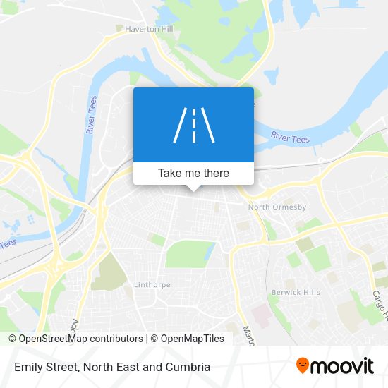 Emily Street map