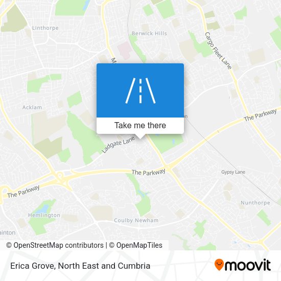 Erica Grove map