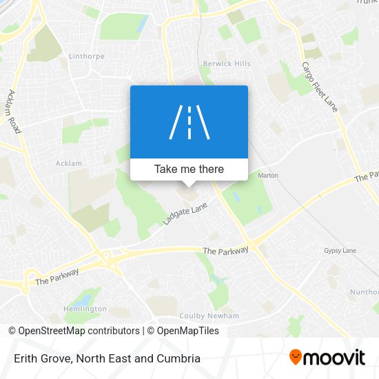 Erith Grove map